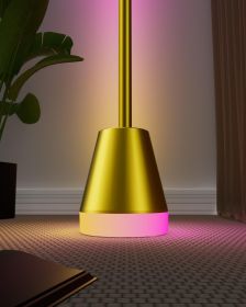 Smart RGB LED Corner Floor Lamp,172 LEDs Bright Standing Lamps for Living Room with APP and Remote,Modern Floor Lamp with Music Sync and 16 Million C