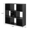9 Cube Storage Organizer, Black