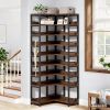 Corner Shoe Rack, Freestanding Shoe Storage Shelf