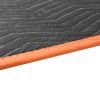 Moving Blankets 12 Pcs, 72 x 40 in (32 lbs/dz) Large Packing Blankets with Cotton Filling, Heavy Duty Nonwoven Fabric Padded Moving Blanket for Shipp