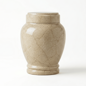 Calla marble Cremation urn (size: 3.0)