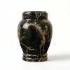 Lux - black & gold marble urn