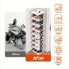 9-Layer Vertical Shoe Rack – Space-Saving Stackable Shoe Organizer for Entryway, Closet, Dorm, Bathroom – Easy Assemble Plastic Shoe Shelf