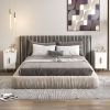 Nightstand Side Tables with 2 Drawers for Living Room Bedroom